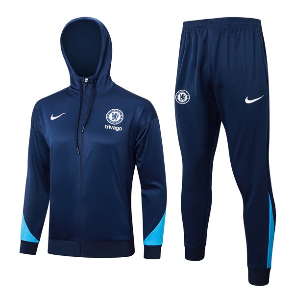 Hoodies Chelsea 2024-2025 Blau 3